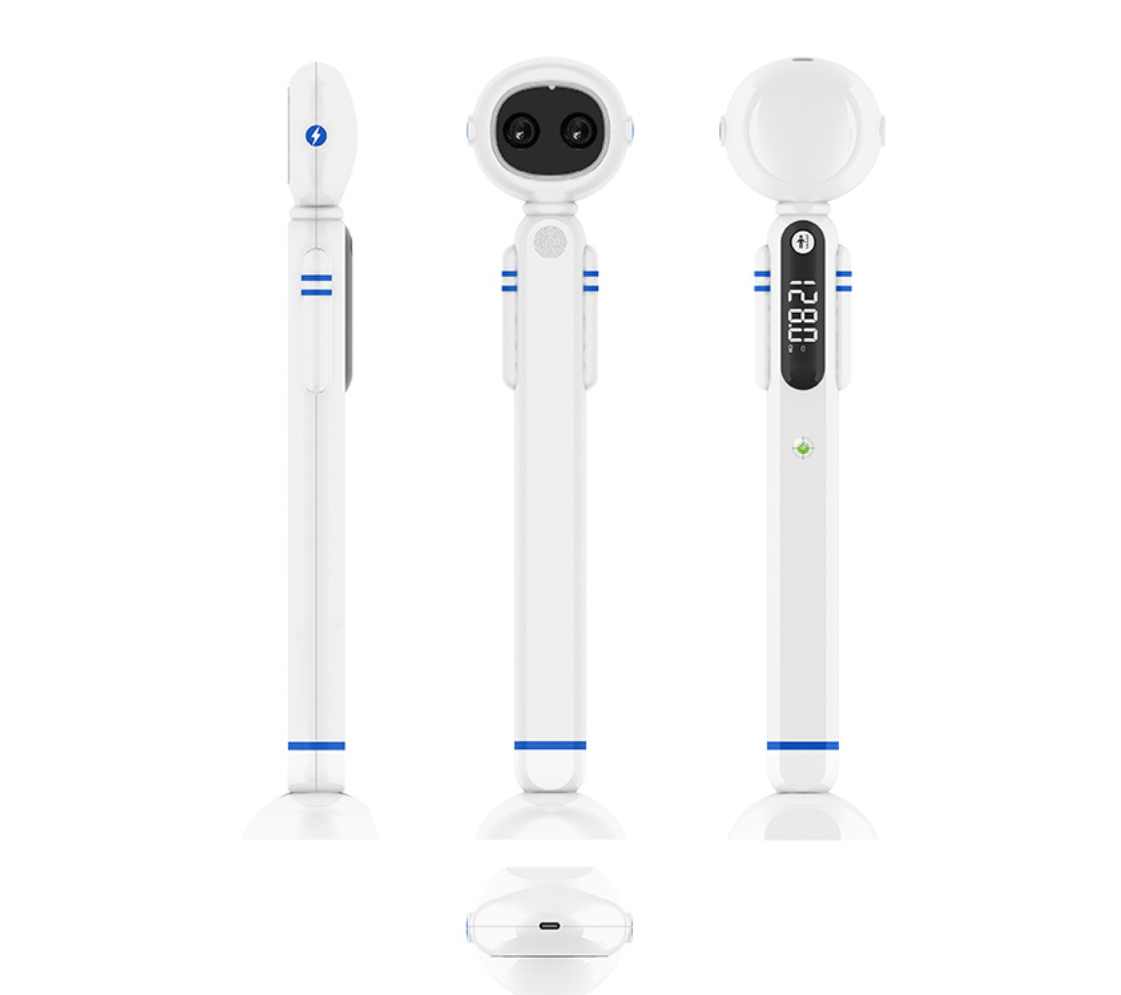 Astronaut Smart Height Scale - Ultrasonic Wall-Mounted Digital Stadiometer with Bluetooth App Tracking for Growing Kids