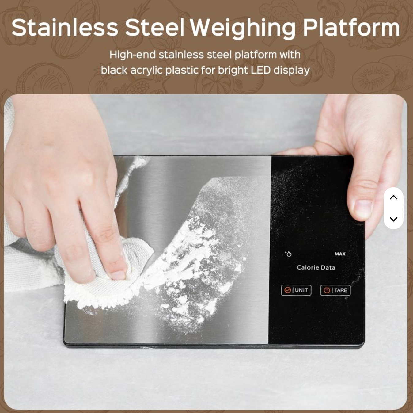 Smart Digital Nutrition Kitchen Scale - Bluetooth App-Connected Macro & Calorie Tracker for Precise Diet Management