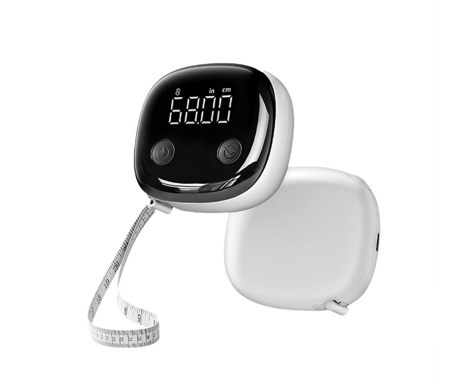 Smart Body Tape Measure - Digital LCD Screen with Bluetooth Data Tracking & Auto-Lock for Fitness Progress