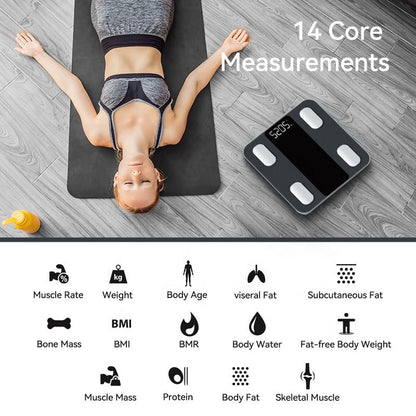 Professional High-accurate Precise Smart Digital Body Fat Scales 8 Electrodes Rohs Electronic Weight Scale Body Analysis