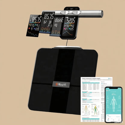 *** Big VA LCD Smart Body Fat Composition Scale with Tracking Heart Rate and Body Balance