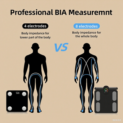 *** Big VA LCD Smart Body Fat Composition Scale with Tracking Heart Rate and Body Balance