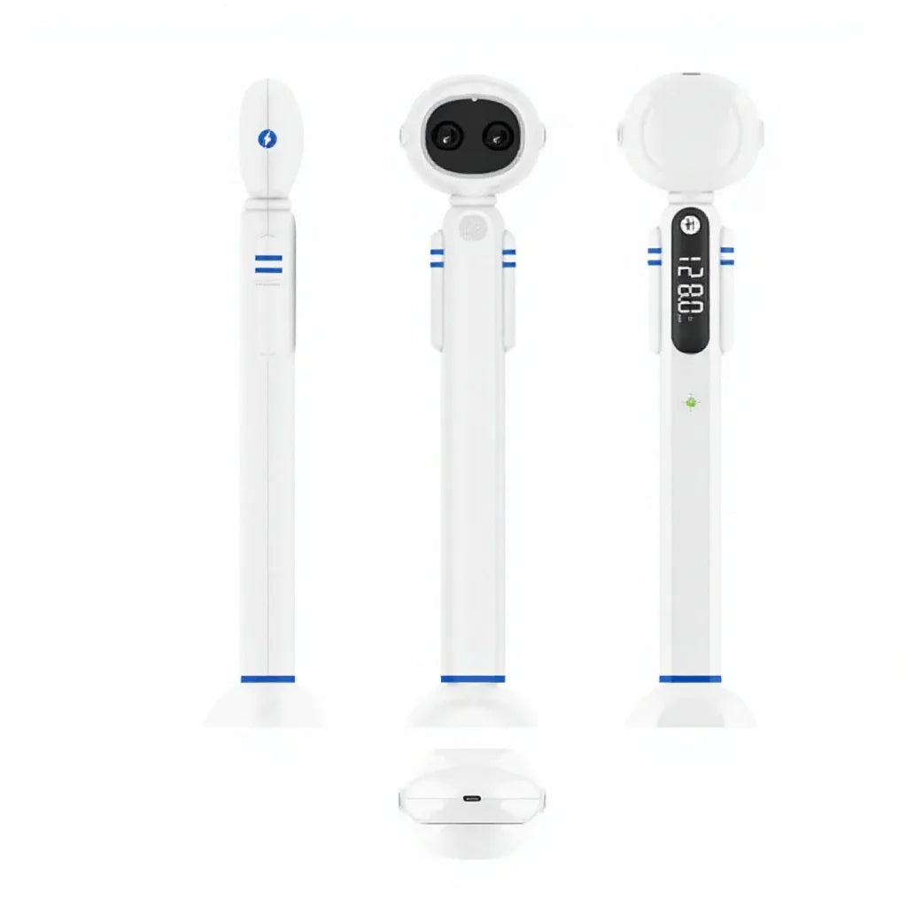 Astronaut Smart Height Scale White Background