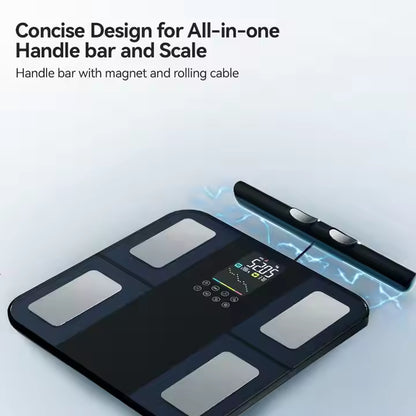 Welland USB/Battery Big Screen BMI Analyzer 15 Body Index Weighing Digital Smart Body Fat Scale